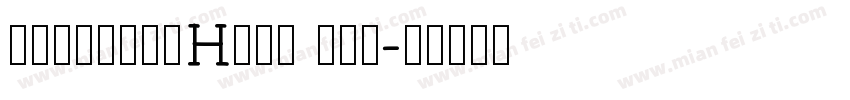 notosansHans bol字体转换